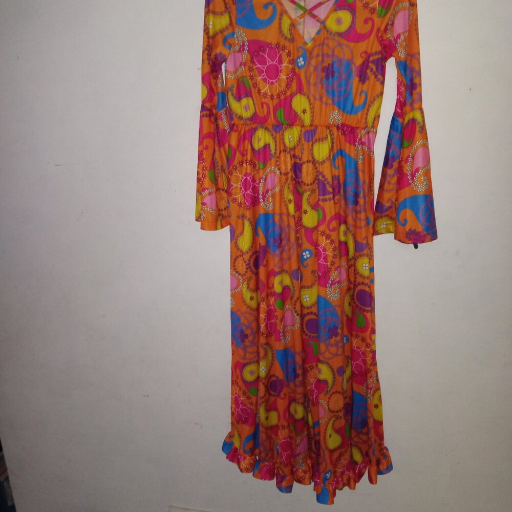 Maxi Long Sleeve Costume Party Dress New Without tag